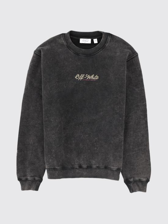 26SS 오프화이트 스웨터 2BA055S26FLE005 W028 Charcoal - OFF WHITE