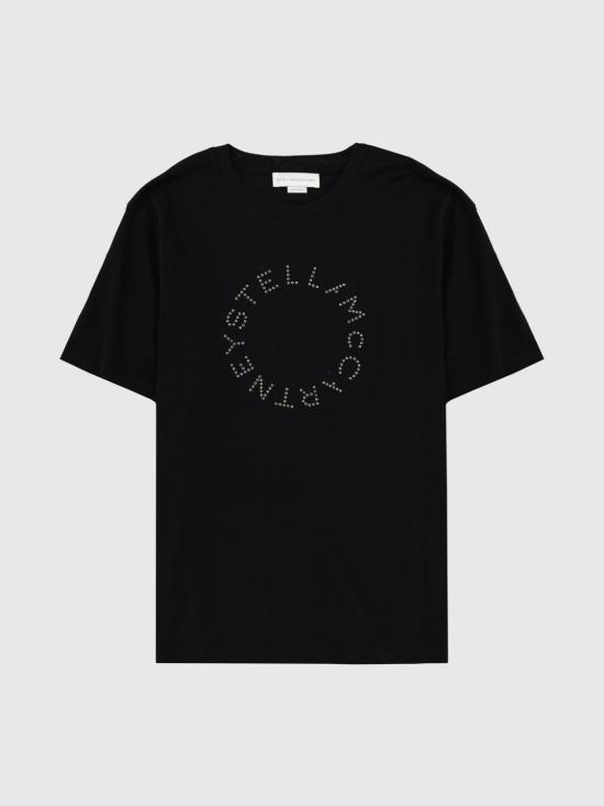 26SS 스텔라 맥카트니 반팔 티셔츠 6J01583SQA24 1000 Black - STELLA MCCARTNEY