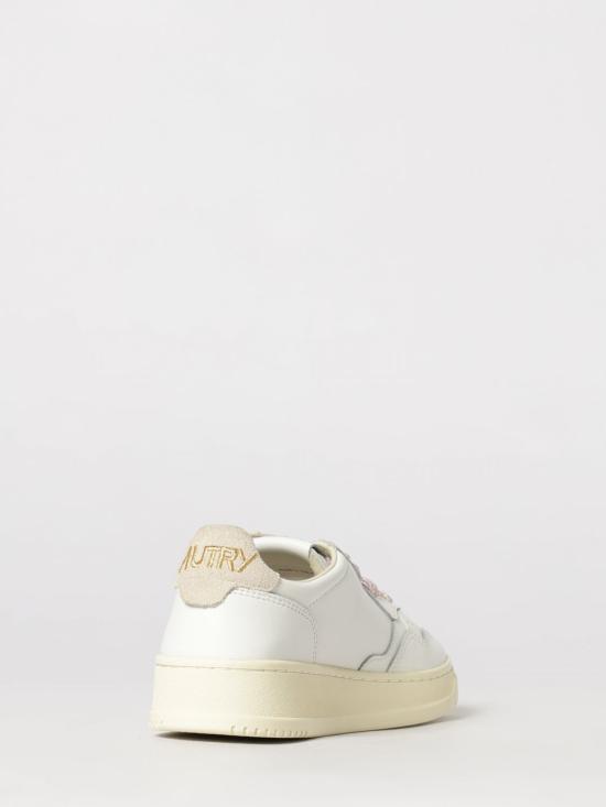 26FW 오트리 메달리스트 로우 레더 스니커즈 AULW SW04 Yellow Cream - AUTRY