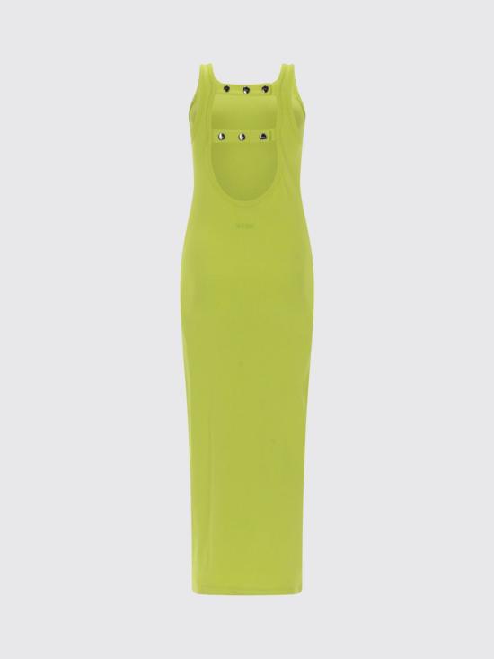 26SS 엠에스지엠 롱 원피스 4041MDA73N267120 32 Yellow - MSGM