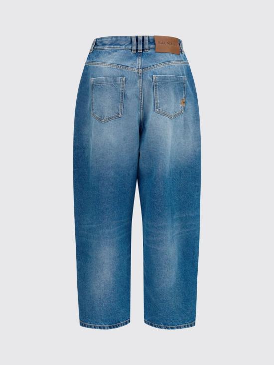 26FW 발망 데님 팬츠 HF1MH060DG26 6FF Blue - BALMAIN