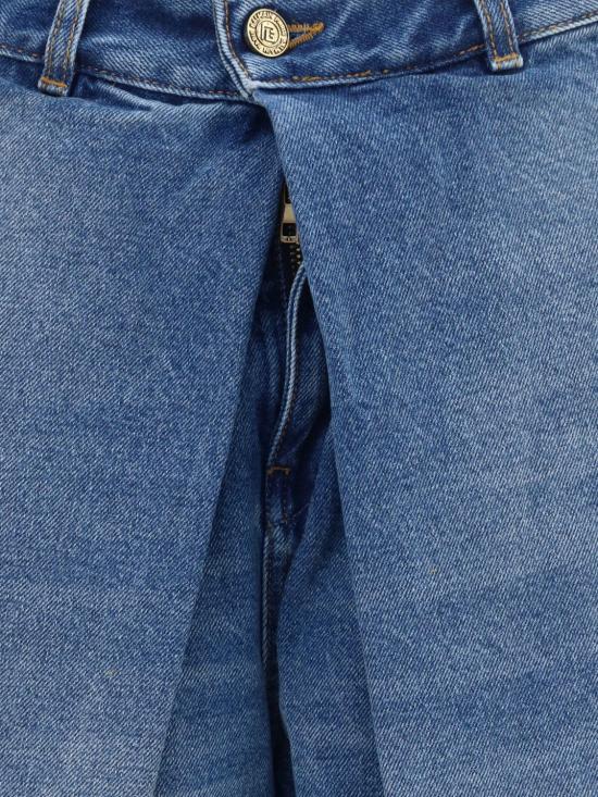 26FW 발망 데님 팬츠 HF1MH060DG26 6FF Blue - BALMAIN
