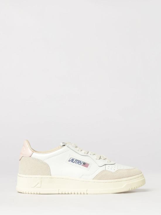 26FW 오트리 메달리스트 로우 레더 스니커즈 AULW LS37 Baby Pink