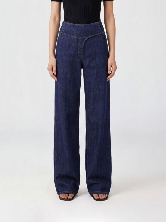26SS 아미 코튼 랩드 벨티드 발롱 핏 진 FTR872DE0122 402 Blue