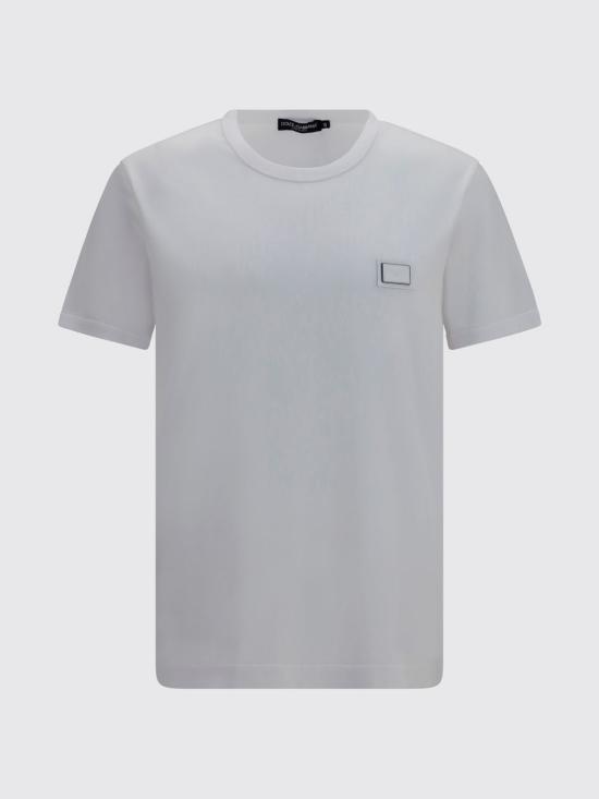 26FW 돌체앤가바나 반팔 티셔츠 G8PV1TG7Q1Q W0800 White - DOLCE & GABBANA