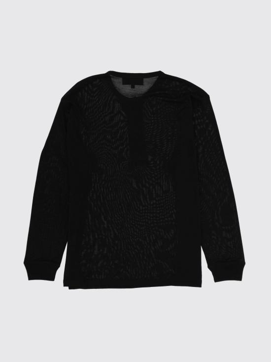 26SS 스튜디오 니콜슨 긴팔 티셔츠 RUTASSNW1834 Black - STUDIO NICHOLSON