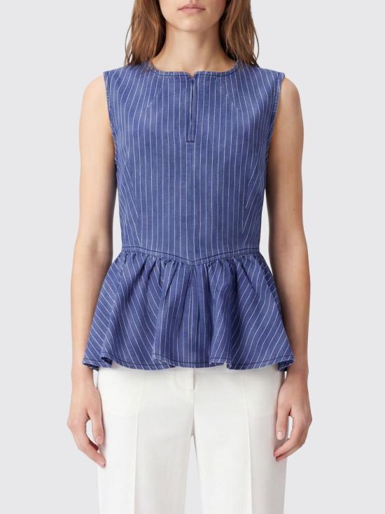 26SS 바움 운드 페르드가르텐 민소매 티셔츠 24846 C7575 Blue