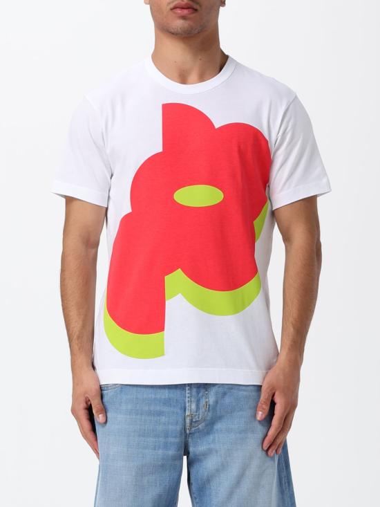 26SS 꼼데가르송 반팔 티셔츠 T01905 12 White