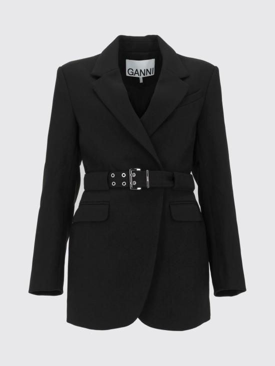 26SS 가니 수트 자켓 W0241 099 Black - GANNI