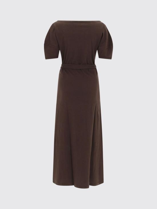 26SS 르메르 코튼 오프 숄더 드레스 DR1147LJ1010 BR512 Brown - LEMAIRE