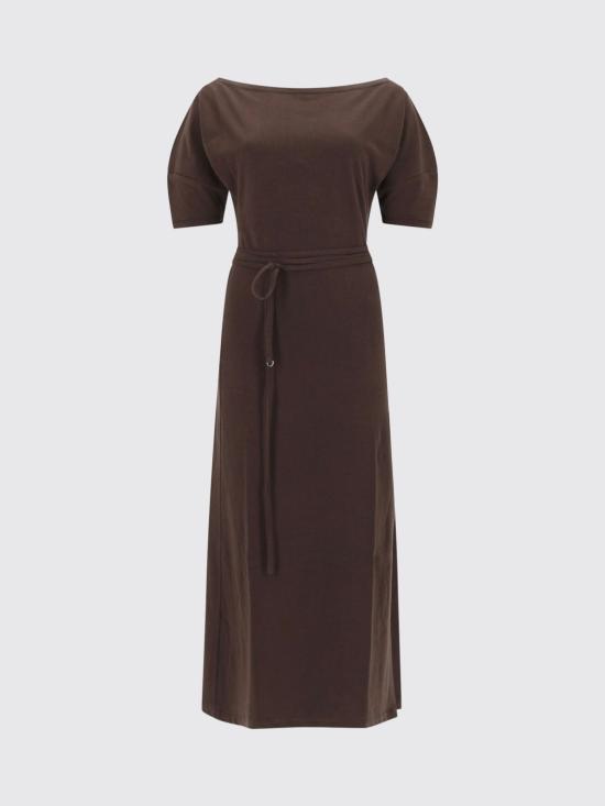 26SS 르메르 코튼 오프 숄더 드레스 DR1147LJ1010 BR512 Brown - LEMAIRE