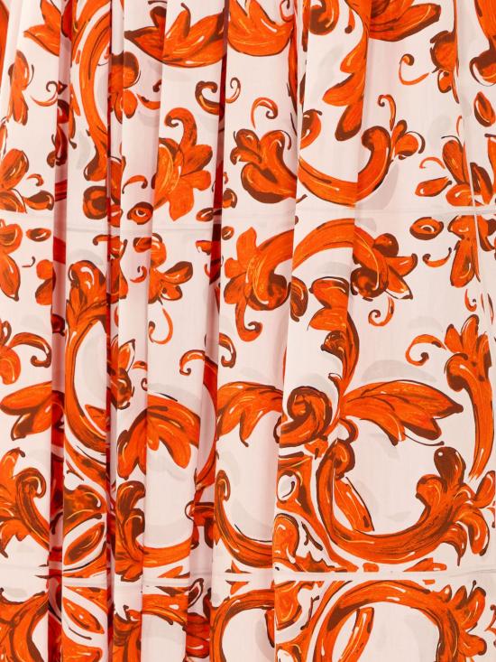 26FW 돌체앤가바나 롱 원피스 F6TTHT GDDRLS9000 Orange - DOLCE & GABBANA