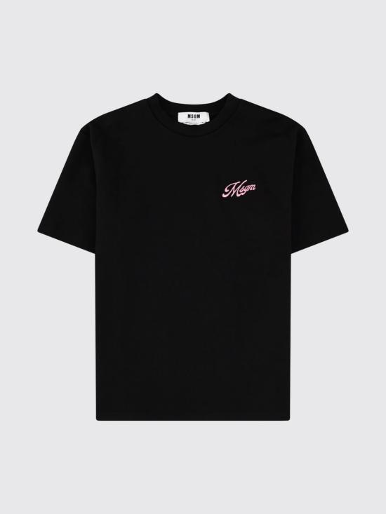 26SS 엠에스지엠 반팔 티셔츠 4041MDM113267126 99 Black - MSGM