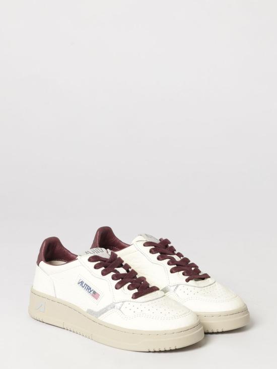 26FW 오트리 메달리스트 로우 레더 스니커즈 AULW NE19 Burgundy - AUTRY