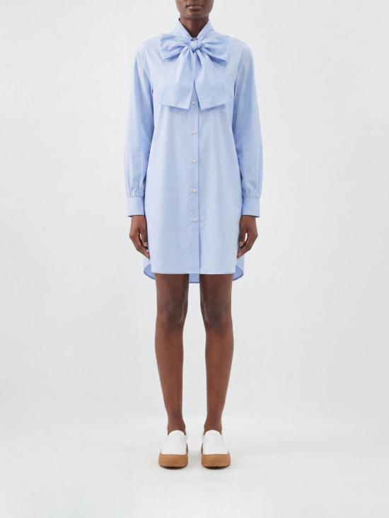 26SS 모스키노 롱 원피스 04020531 1293 Gnawed Blue