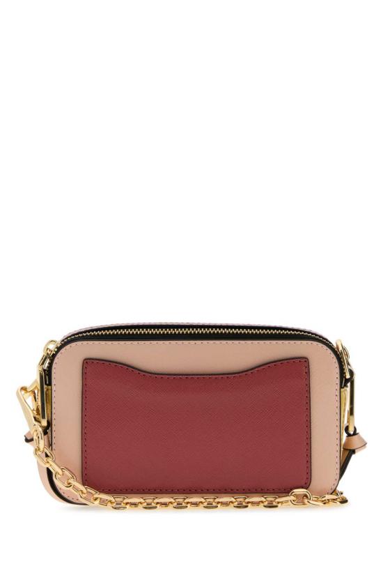  마크제이콥스 크로스백 마크 제이콥스 멀티컬러 가죽 스냅샷 크로스바디 백 로즈멀티 - MARC JACOBS