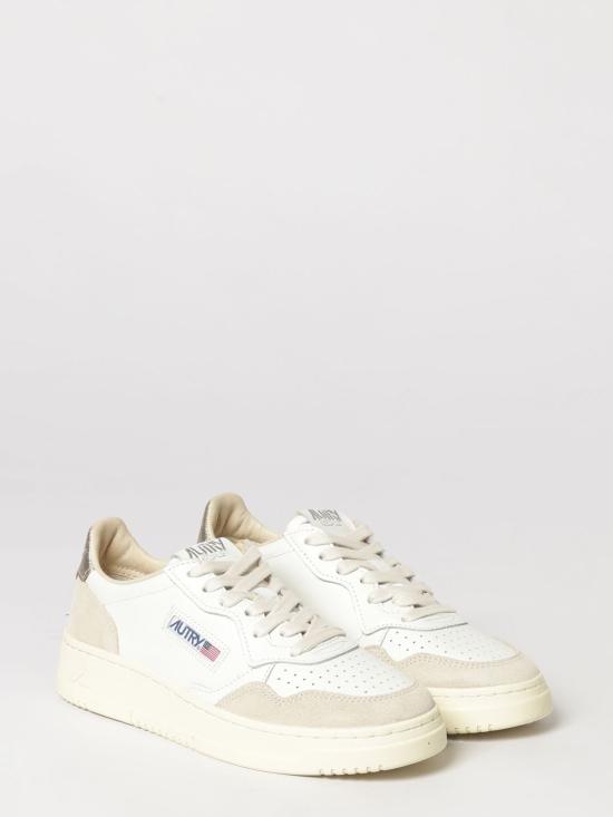 26FW 오트리 메달리스트 로우 레더 스니커즈 AULW LS75 Gold - AUTRY