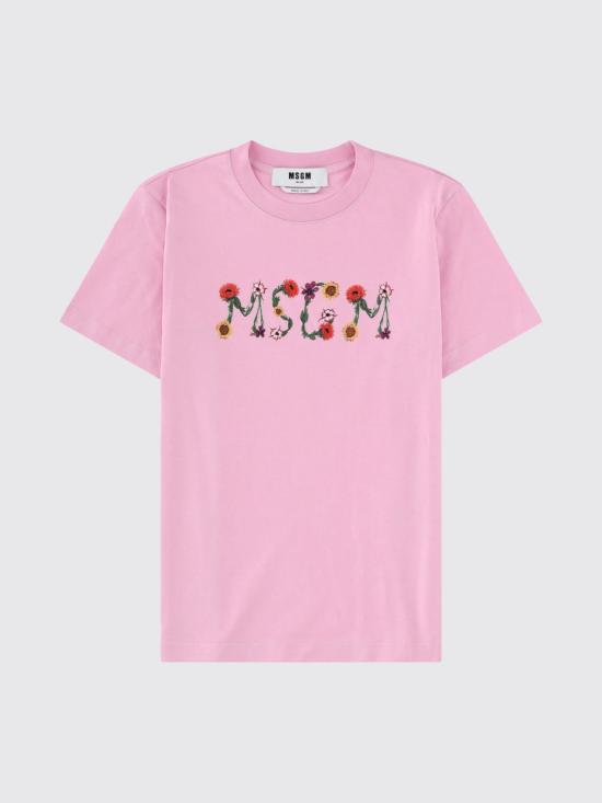 26SS 엠에스지엠 반팔 티셔츠 4041MDM124N267002 13 Pink - MSGM