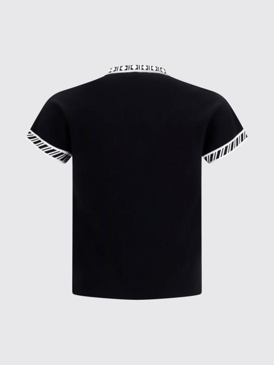 26FW 베르사체 반팔 티셔츠 10257701A18356 1B000 Black - VERSACE