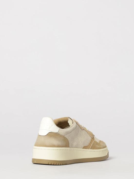 26FW 오트리 메달리스트 로우 레더 스니커즈 AULW YB01 Beige - AUTRY