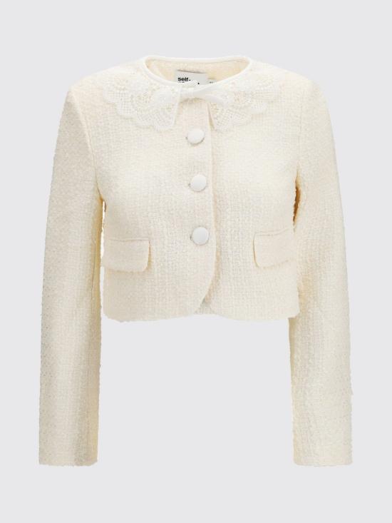 26FW 셀프 포트레이트 자켓 PF26002JC CREAM Yellow Cream - SELF PORTRAIT