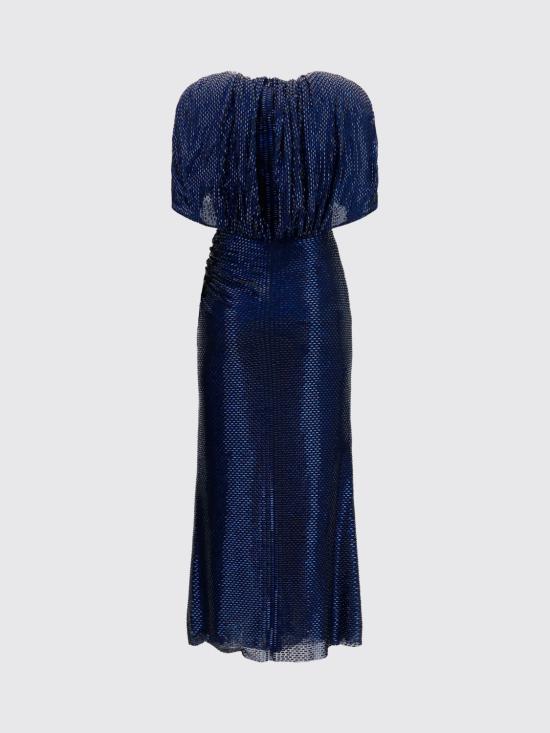 26FW 셀프 포트레이트 롱 원피스 PF26054MN NAVY Blue - SELF PORTRAIT