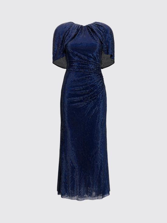 26FW 셀프 포트레이트 롱 원피스 PF26054MN NAVY Blue - SELF PORTRAIT