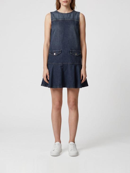 26SS 가니 미디 스커트 A1030091 569 Denim
