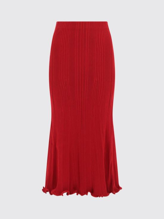 26SS 셀프 포트레이트 롱 스커트 RS26555MSKR Red - SELF PORTRAIT