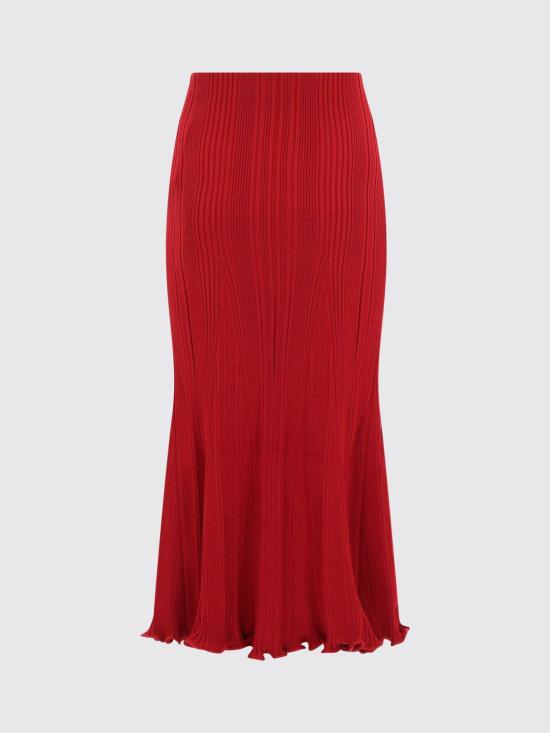 26SS 셀프 포트레이트 롱 스커트 RS26555MSKR Red - SELF PORTRAIT