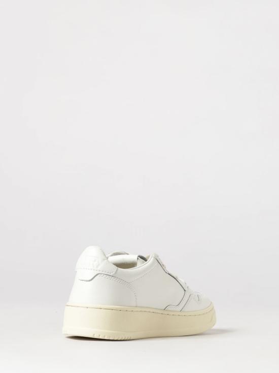 26FW 오트리 메달리스트 로우 레더 스니커즈 AULW LL15 Bianco 4 - AUTRY