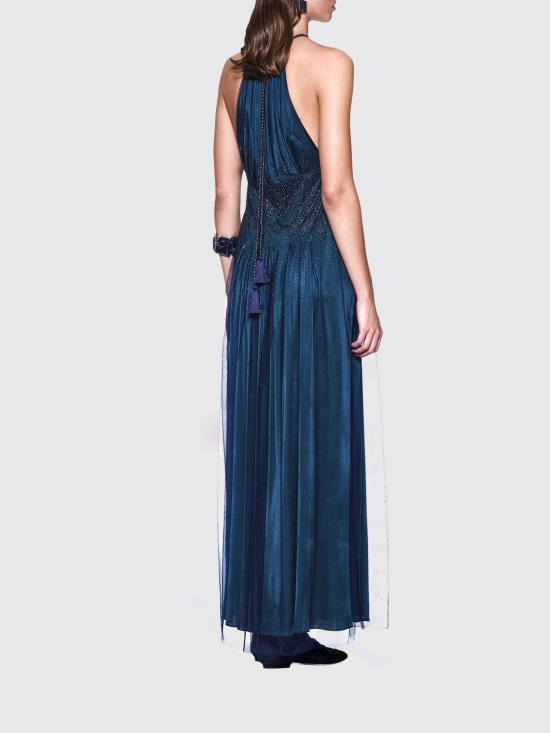 26SS 조르지오 아르마니 롱 원피스 GW003795AF24627 FB273 Blue - GIORGIO ARMANI