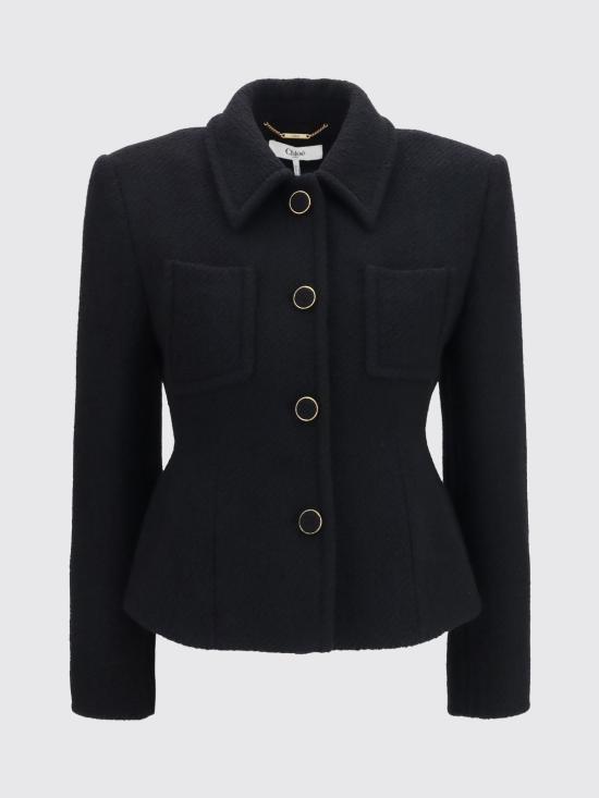 26FW 끌로에 코트 CH26AVE08060 001 Black - CHLOE
