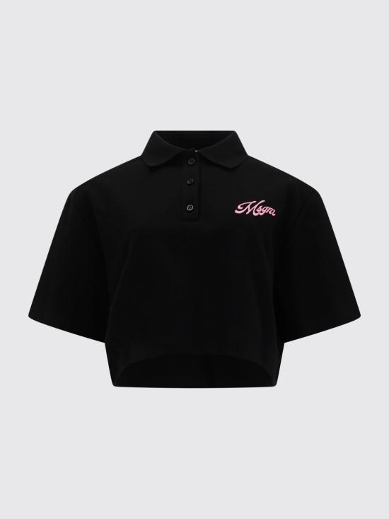 26SS 엠에스지엠 폴로 티셔츠 4041MDM114267126 99 Black - MSGM