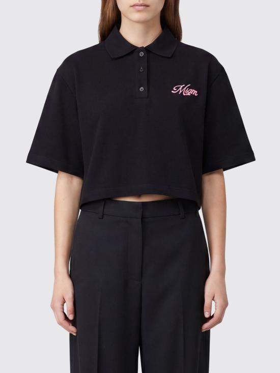 26SS 엠에스지엠 폴로 티셔츠 4041MDM114267126 99 Black