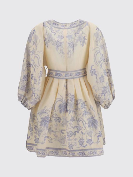 26FW 짐머만 미디 스커트 3500DSS262 CRLF Cream - ZIMMERMANN