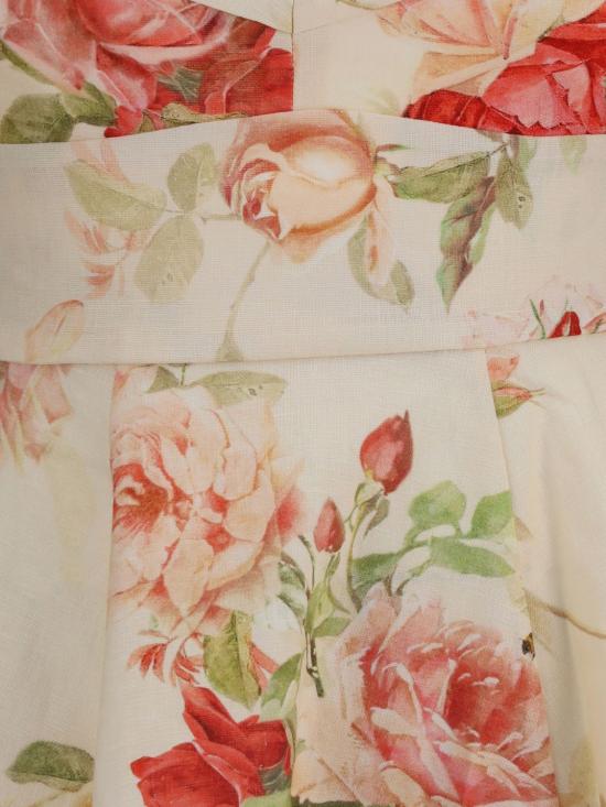 26FW 짐머만 미디 스커트 4274DSS264 CMRF Cream - ZIMMERMANN