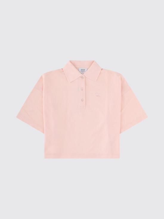 26SS 메종키츠네 폴로 티셔츠 PW00203KP0001 0448 Pink - MAISON KITSUNE