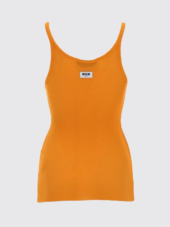 26SS 엠에스지엠 민소매 티셔츠 4041MDT72N267130 10 Orange - MSGM