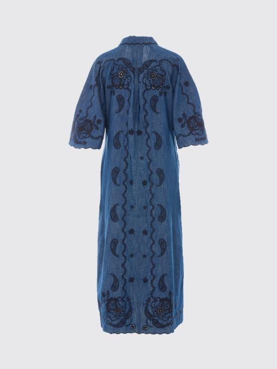 26FW 짐머만 롱 원피스 8358DSS261 BLU Blue - ZIMMERMANN