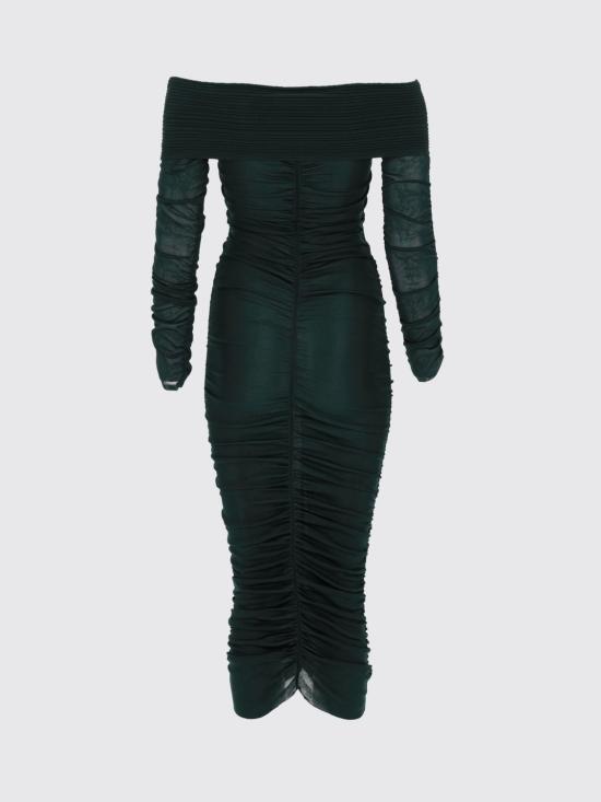 26SS 셀프 포트레이트 롱 원피스 RS26011MAG Green - SELF PORTRAIT