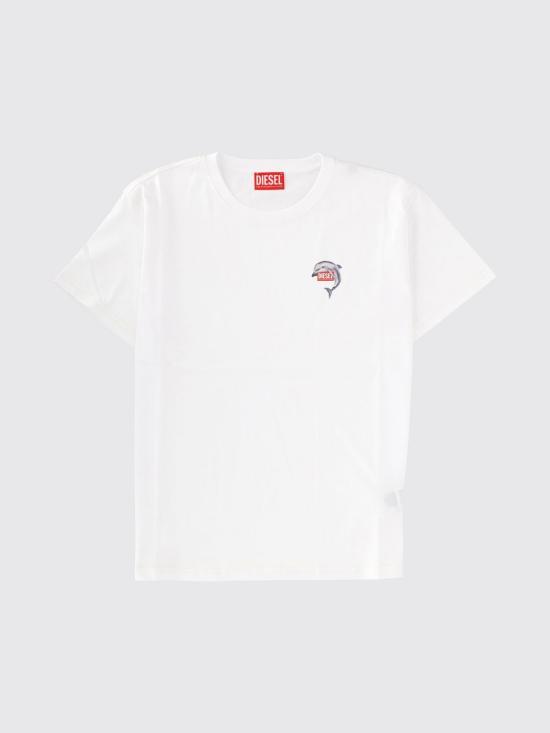 26SS 디젤 T-NORMY-S14 마르게리타 티셔츠 A219200JMBD 100 White - DIESEL