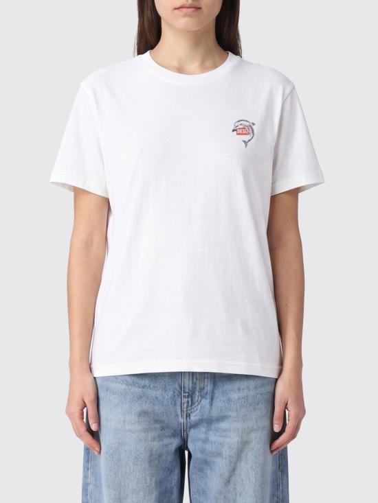 26SS 디젤 T-NORMY-S14 마르게리타 티셔츠 A219200JMBD 100 White