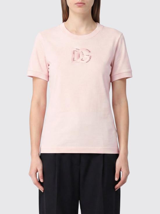 26SS 돌체앤가바나 반팔 티셔츠 F8N08ZGDDMB FB662 Pink