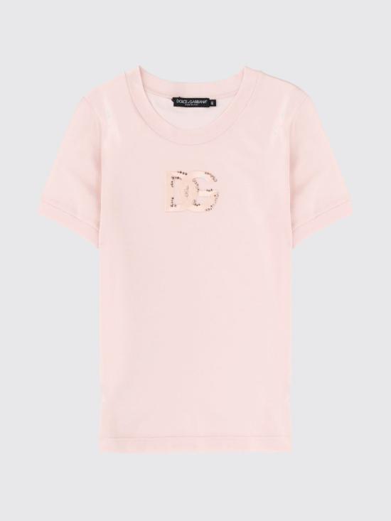 26SS 돌체앤가바나 반팔 티셔츠 F8N08ZGDDMB FB662 Pink - DOLCE & GABBANA