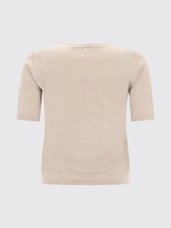 26SS 막스마라 반팔 티셔츠 2611361029600 001 Beige - MAX MARA