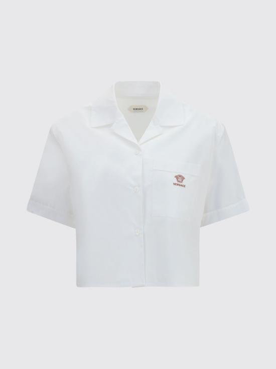 26FW 베르사체 셔츠 10256801A13878 1W000 White - VERSACE
