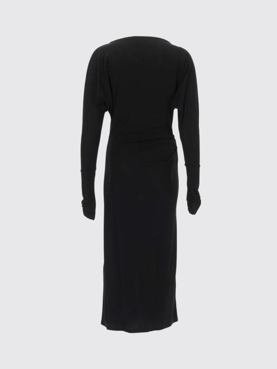 26SS 막스마라 스튜디오 롱 원피스 2616621022600 004 Black - MAX MARA STUDIO