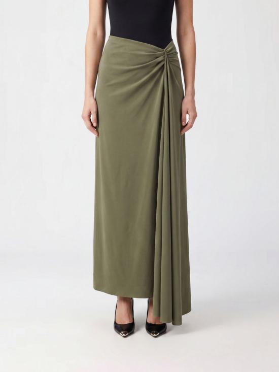 26FW 알렉산더 맥퀸 롱 스커트 876822QBADT 3093 Green