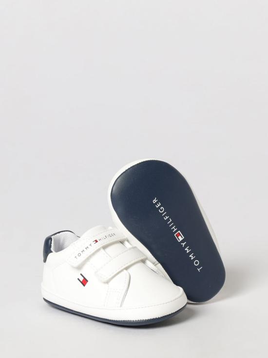 26SS [키즈] 타미힐피거 스니커즈 B934328158 2X336 White - TOMMY HILFIGER